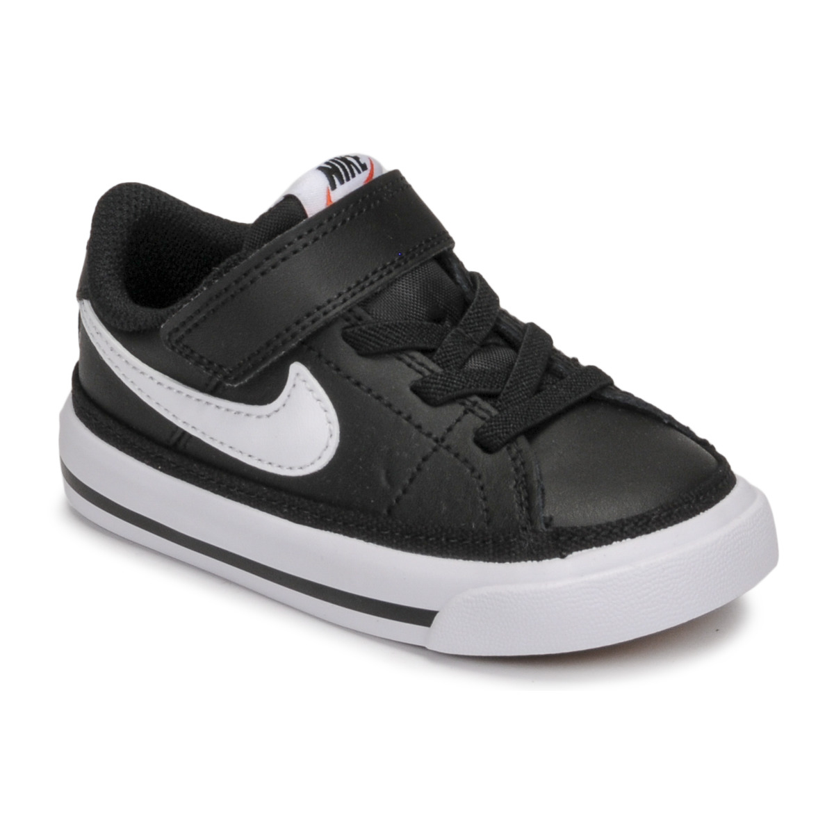 Cipők Gyerek Rövid szárú edzőcipők Nike NIKE COURT LEGACY Fekete  / Fehér