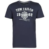 Ruhák Férfi Rövid ujjú pólók Tom Tailor 1008637-10690 Tengerész