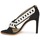 Cipők Női Félcipők Moschino DELOS ESCA Fekete  / Elefántcsont