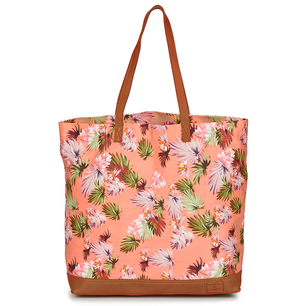 Táskák Női Bevásárló szatyrok / Bevásárló táskák Superdry LARGE PRINTED TOTE Rózsaszín