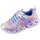 Cipők Gyerek Rövid szárú edzőcipők Skechers Heart Lights Rainbow Lux Ezüst, Rózsaszín, Világoskék