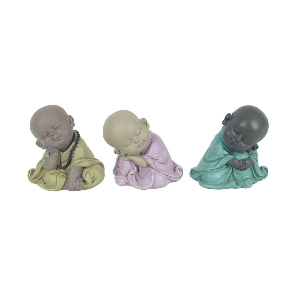 Otthon Szobrok / figurák Signes Grimalt Buddha 3 Különféle Alvás Sokszínű
