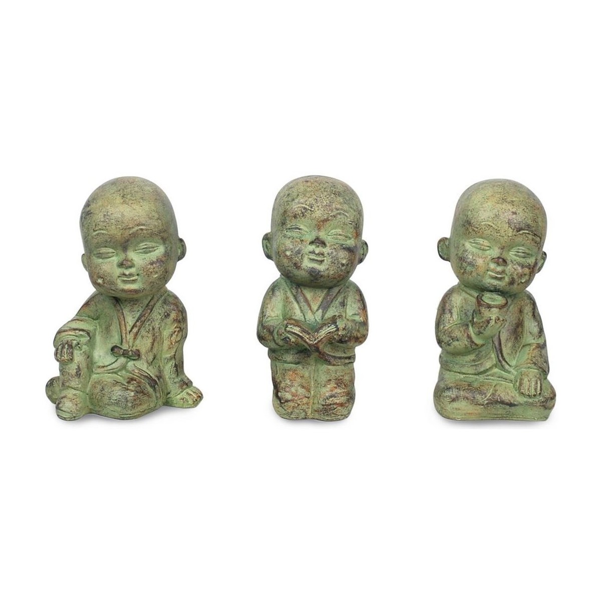 Otthon Szobrok / figurák Signes Grimalt Kis Buddha Set 3 Egység Keki