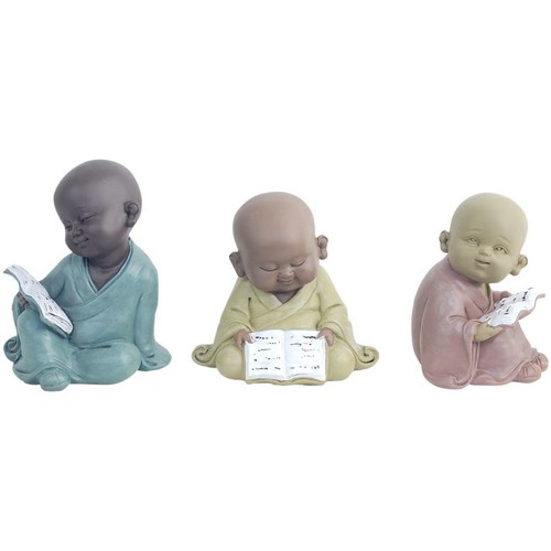 Otthon Szobrok / figurák Signes Grimalt Buddha 3 Különböző Set 3U Sokszínű