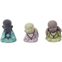 Otthon Szobrok / figurák Signes Grimalt Buddha 3 Különböző Set 3U Sokszínű