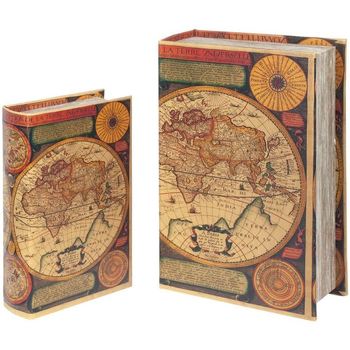 Otthon Kosarak és dobozok Signes Grimalt Világkönyves Dobozok Set 2U Sokszínű