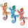 Otthon Szobrok / figurák Signes Grimalt Crystal Lizard 3U Sokszínű