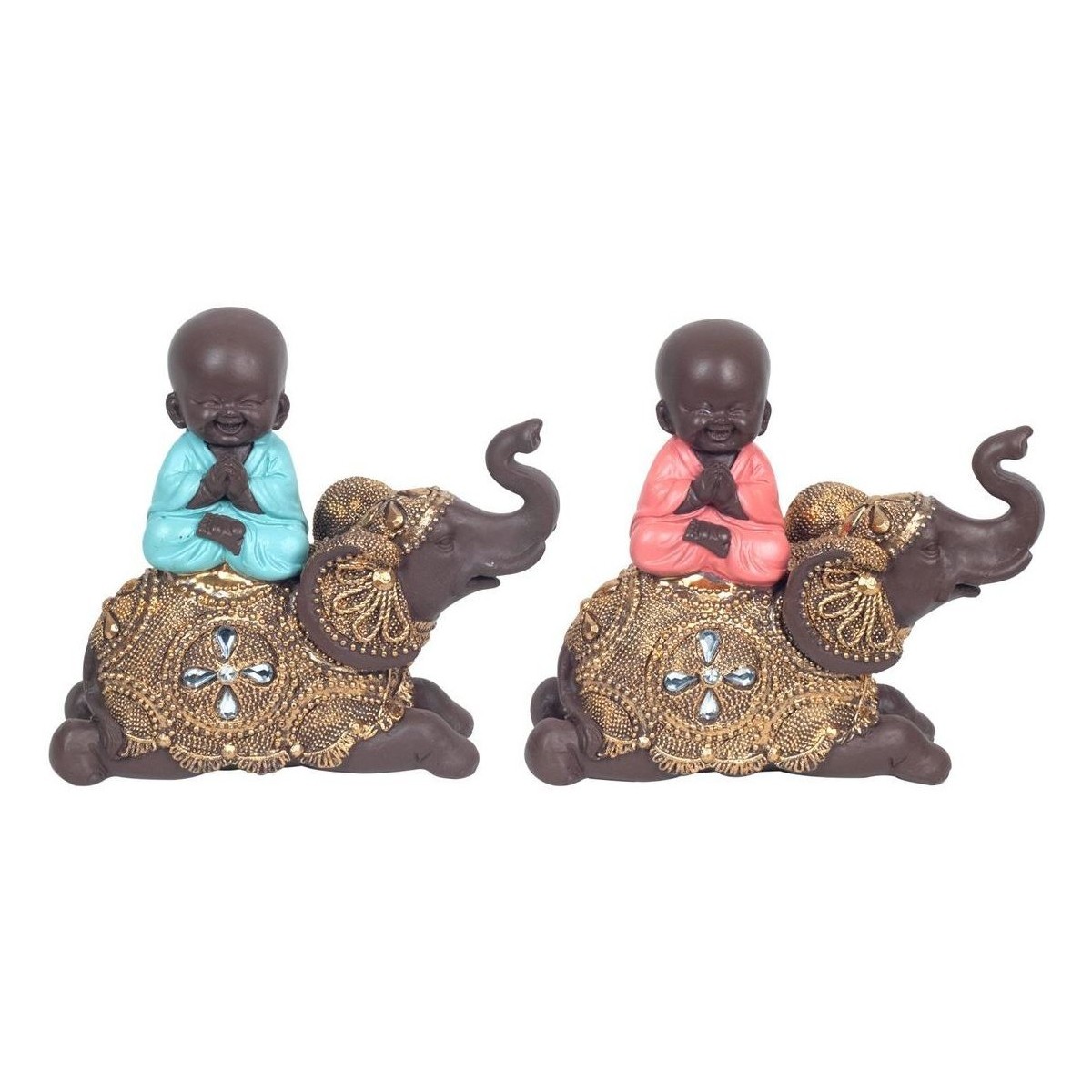 Otthon Szobrok / figurák Signes Grimalt Buddha Az Elefánton 2U Sokszínű