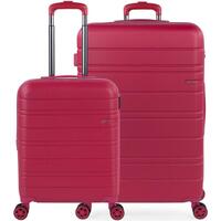 Táskák Keményfedeles bőröndök Jaslen San Marino 178 L Rózsaszín