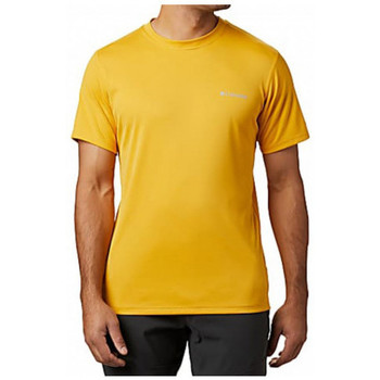 Ruhák Férfi Pólók / Galléros Pólók Columbia T-shirt  Zero  Rules™  Short  Sleeve Citromsárga