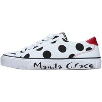 Cipők Női Rövid szárú edzőcipők Manila Grace S631CP Fehér