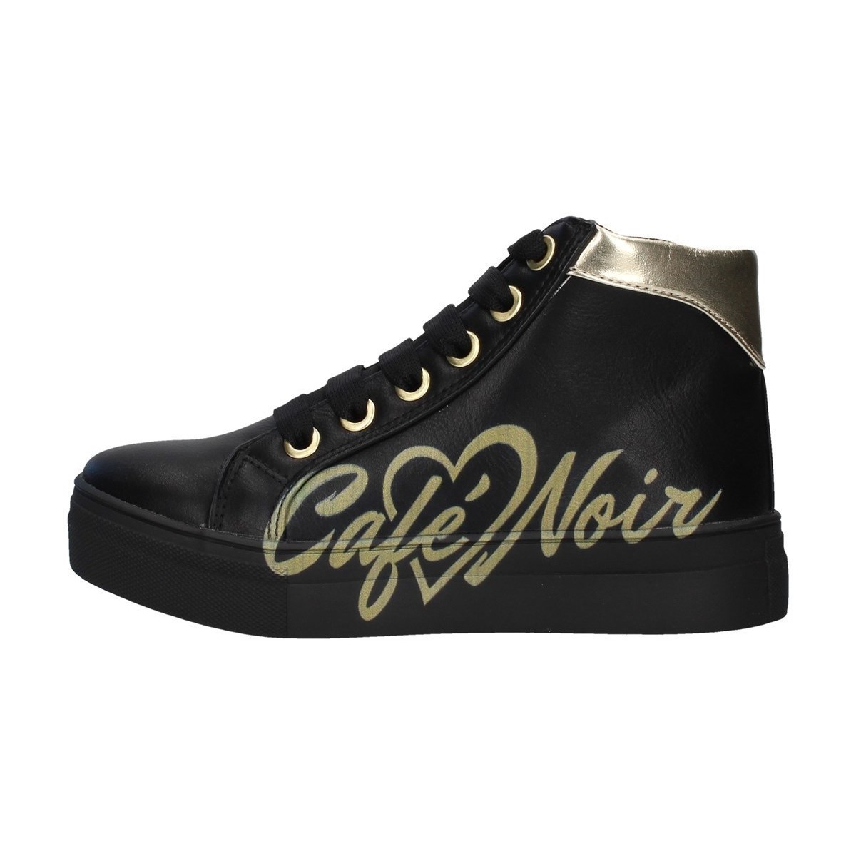 Cipők Lány Magas szárú edzőcipők Café Noir C-841 Fekete 