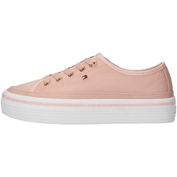 Cipők Női Rövid szárú edzőcipők Tommy Hilfiger FW0FW05013 Rózsaszín