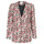 Ruhák Női Kabátok / Blézerek Betty London OBIMBA Fekete  / Rózsaszín
