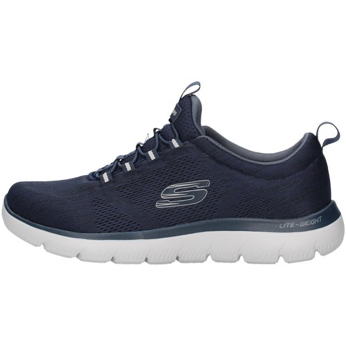 Cipők Férfi Rövid szárú edzőcipők Skechers 232186 Kék