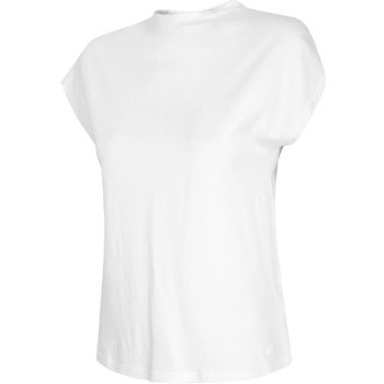 Ruhák Női Rövid ujjú pólók 4F TSD038 Fehér