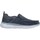 Cipők Férfi Belebújós cipők Skechers 210025 Kék