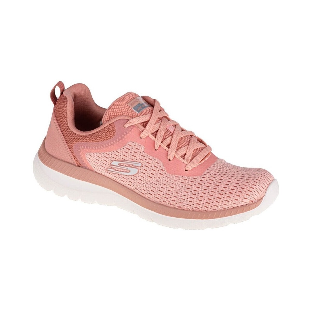 Cipők Női Rövid szárú edzőcipők Skechers Bountiful Quick Path Rózsaszín