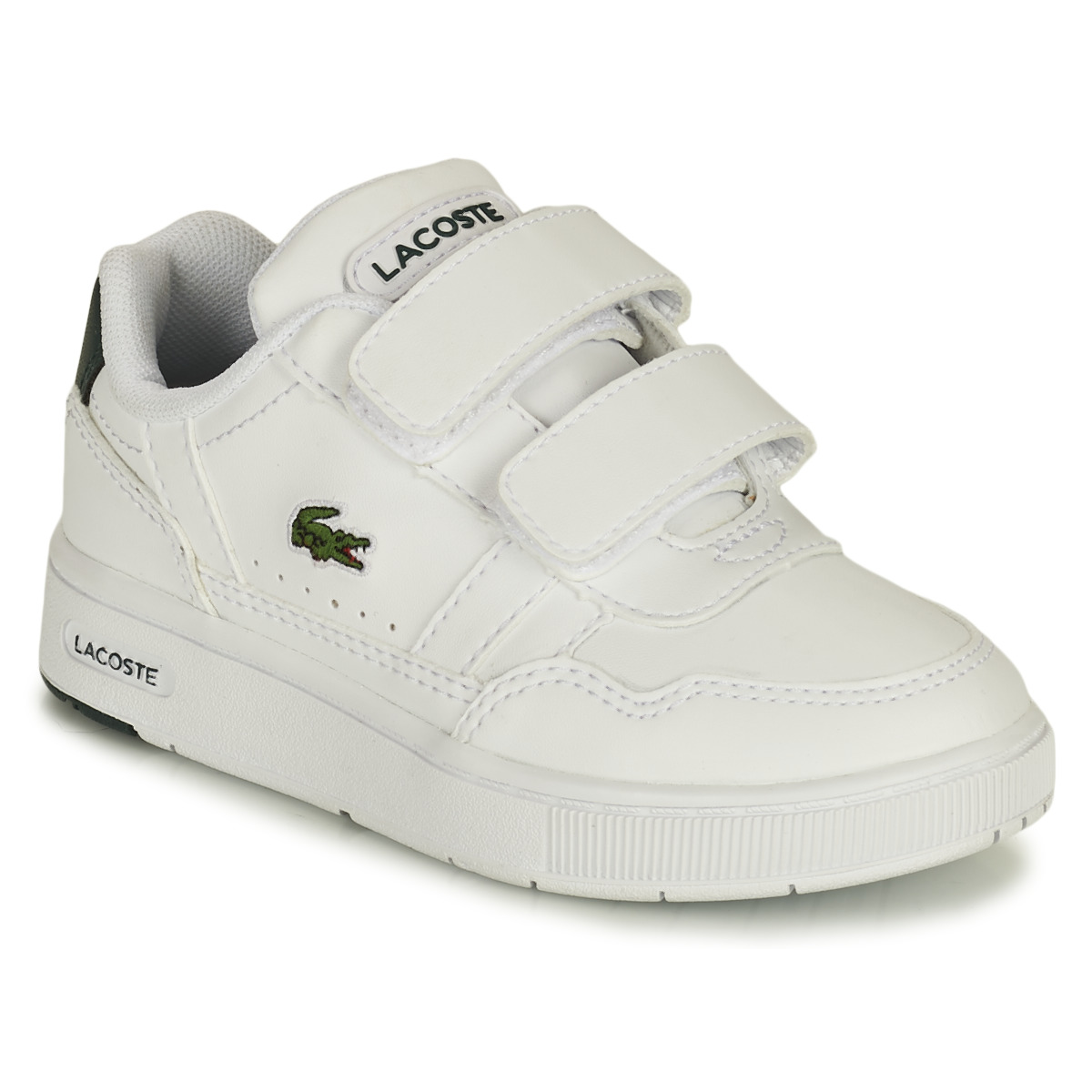 Cipők Gyerek Rövid szárú edzőcipők Lacoste T-CLIP 0121 1 SUI Fehér