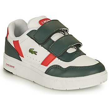 Cipők Gyerek Rövid szárú edzőcipők Lacoste T-CLIP 0121 2 SUI Fehér / Zöld / Piros
