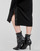 Ruhák Női Rövid ruhák Karl Lagerfeld KITTED WRAP DRESS Fekete 