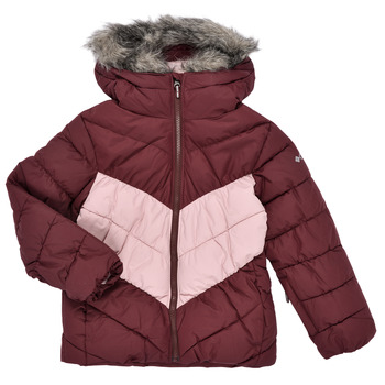 Ruhák Lány Steppelt kabátok Columbia ARCTIC BLAST SNOW JACKET Bordó / Rózsaszín