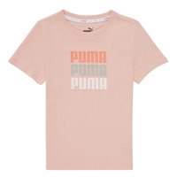 Ruhák Lány Rövid ujjú pólók Puma ALPHA TEE Rózsaszín