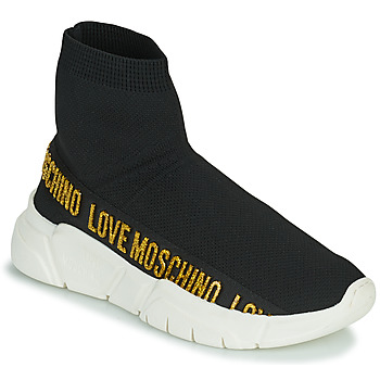 Cipők Női Magas szárú edzőcipők Love Moschino JA15633G0D Fekete 