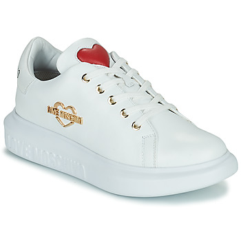 Cipők Női Rövid szárú edzőcipők Love Moschino JA15204G0D Fehér