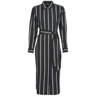 Ruhák Női Hosszú ruhák Lauren Ralph Lauren RYNETTA-LONG SLEEVE-CASUAL DRESS Fekete 