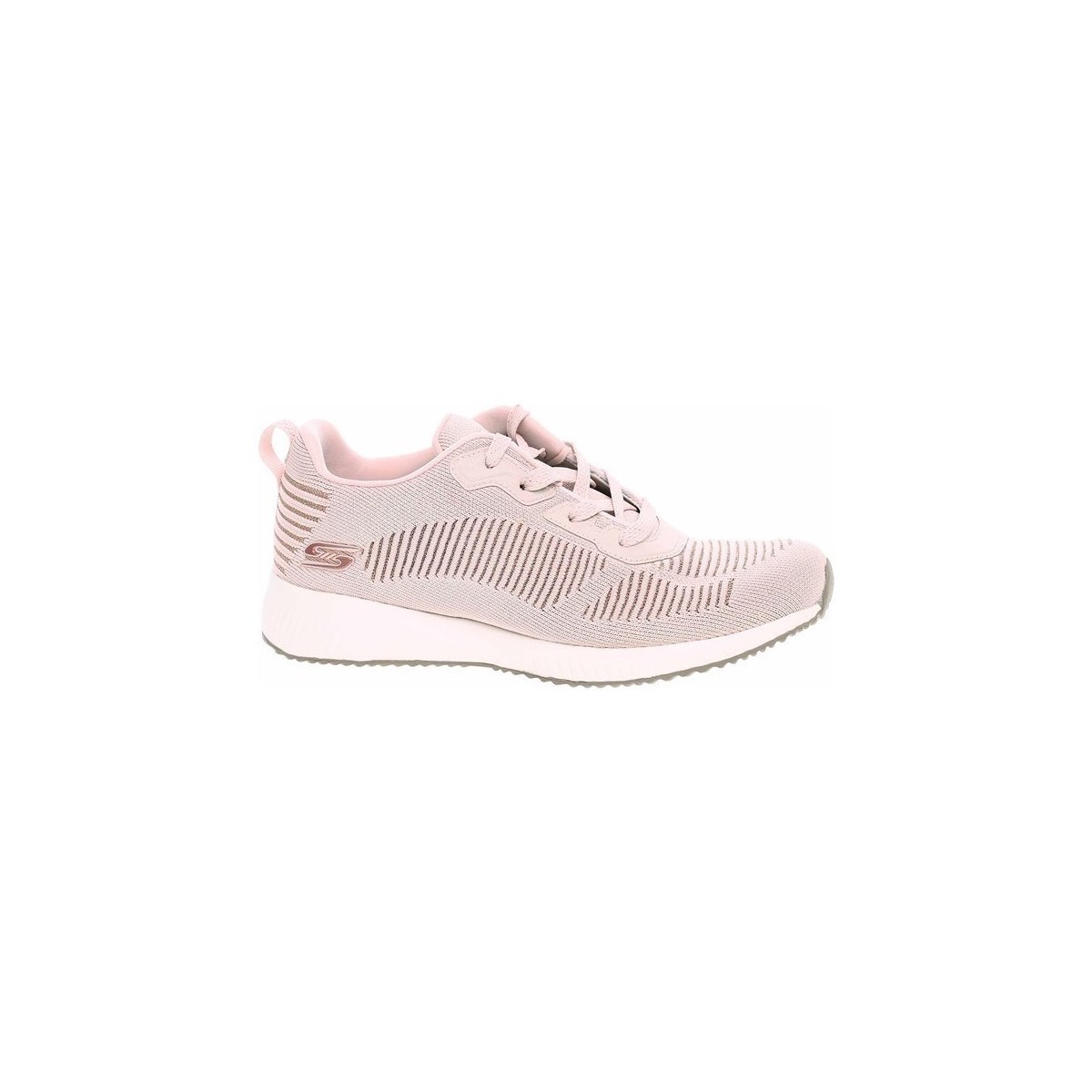 Cipők Női Rövid szárú edzőcipők Skechers Bobs Squad Rózsaszín