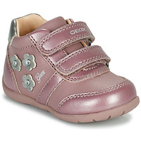 Cipők Lány Rövid szárú edzőcipők Geox ELTHAN Rózsaszín