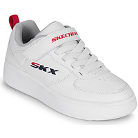 Cipők Gyerek Rövid szárú edzőcipők Skechers SPORT COURT 92 Fehér