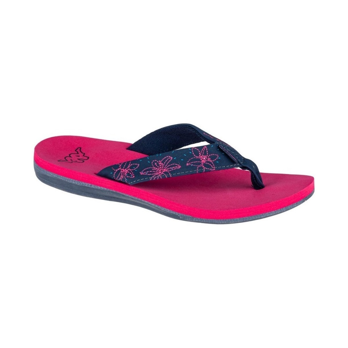 Cipők Női Oxford cipők & Bokacipők Kappa Lagoon Tengerészkék, Rózsaszín
