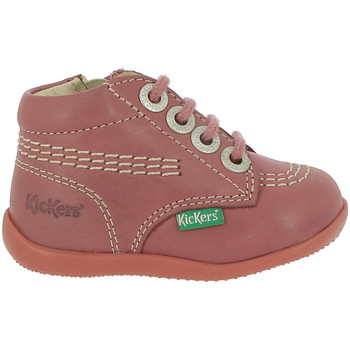 Cipők Lány Bokacsizmák Kickers BILLYZIP-2 Rózsaszín
