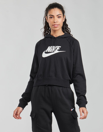 Ruhák Női Pulóverek Nike NIKE SPORTSWEAR ESSENTIAL Fekete  / Fehér