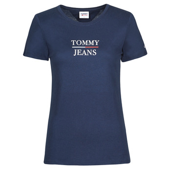 Ruhák Női Rövid ujjú pólók Tommy Jeans TJW SKINNY ESSENTIAL TOMMY T SS Tengerész