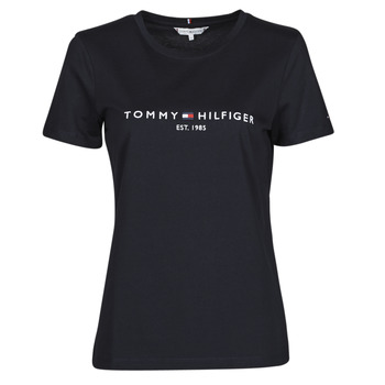 Ruhák Női Rövid ujjú pólók Tommy Hilfiger HERITAGE HILFIGER CNK RG TEE Tengerész