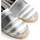 Cipők Női Gyékény talpú cipők Trussardi 79A90602 Ezüst