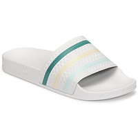 Cipők Női strandpapucsok adidas Originals ADILETTE Fehér / Zöld / Rózsaszín