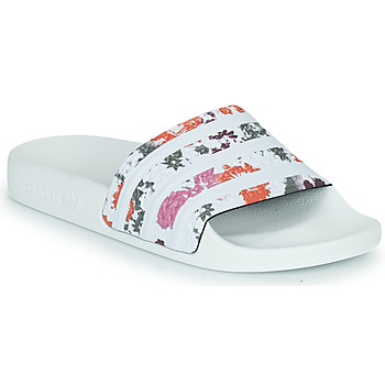 Cipők Női strandpapucsok adidas Originals ADILETTE W Fehér / Virágok