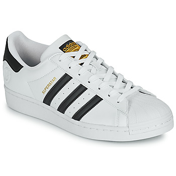 Cipők Rövid szárú edzőcipők adidas Originals SUPERSTAR VEGAN Fehér / Fekete 