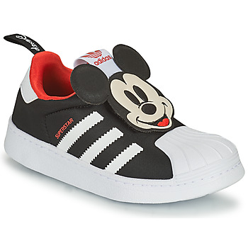 Cipők Fiú Rövid szárú edzőcipők adidas Originals SUPERSTAR 360 C Fekete  / Mickey