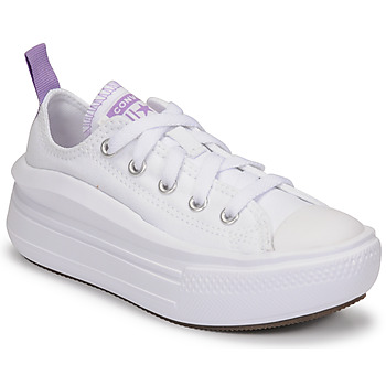 Cipők Lány Rövid szárú edzőcipők Converse CHUCK TAYLOR ALL STAR MOVE CANVAS OX Fehér / Rózsaszín