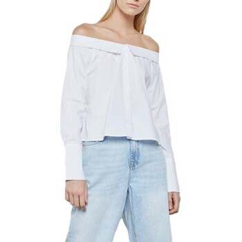 Only Off Shoulders Bambi Top - Bright White Fehér