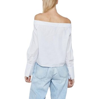 Only Off Shoulders Bambi Top - Bright White Fehér