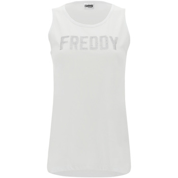 Ruhák Női Trikók / Ujjatlan pólók Freddy S1WCLK2 Fehér
