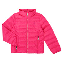 Ruhák Lány Steppelt kabátok Polo Ralph Lauren PERTUN Rózsaszín