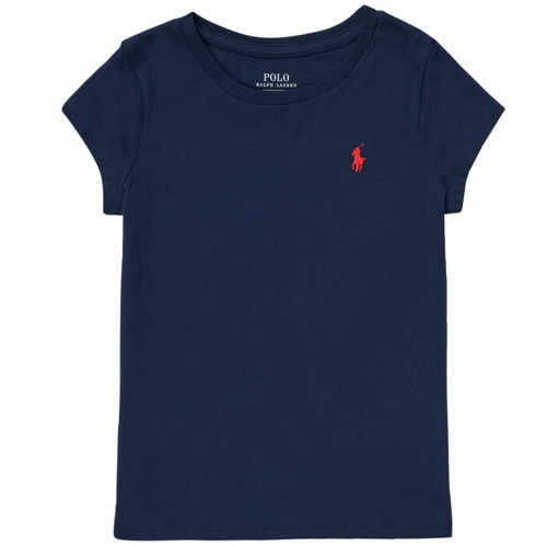 Ruhák Lány Rövid ujjú pólók Polo Ralph Lauren NOIVEL Tengerész