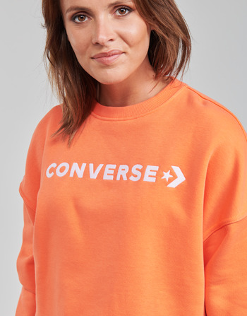 Converse EMBROIDERED WORDMARK CREW Narancssárga